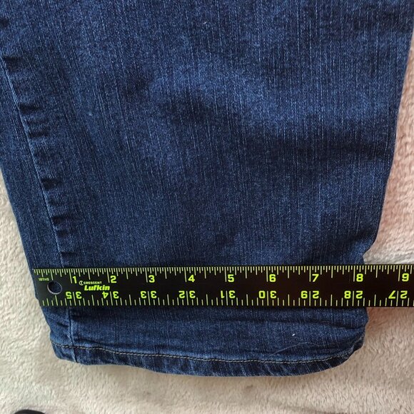 Riders By Lee Womens Jeans Size 18 Relax Fit Straight Leg Blue Denim Medium Wash - Picture 8 of 11